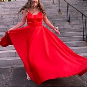 Red Ballgown Formal Dress